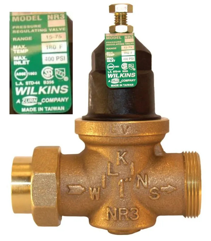  Typical Pressure Regulator Valve Data Plate 