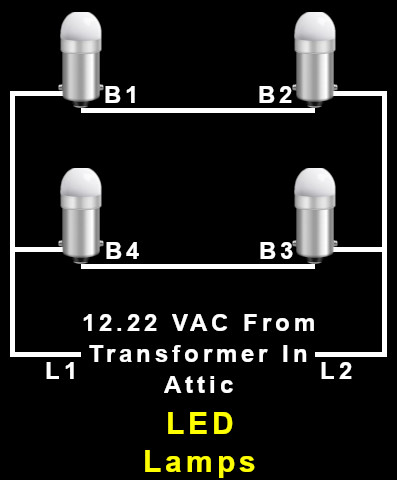  LED lamps 